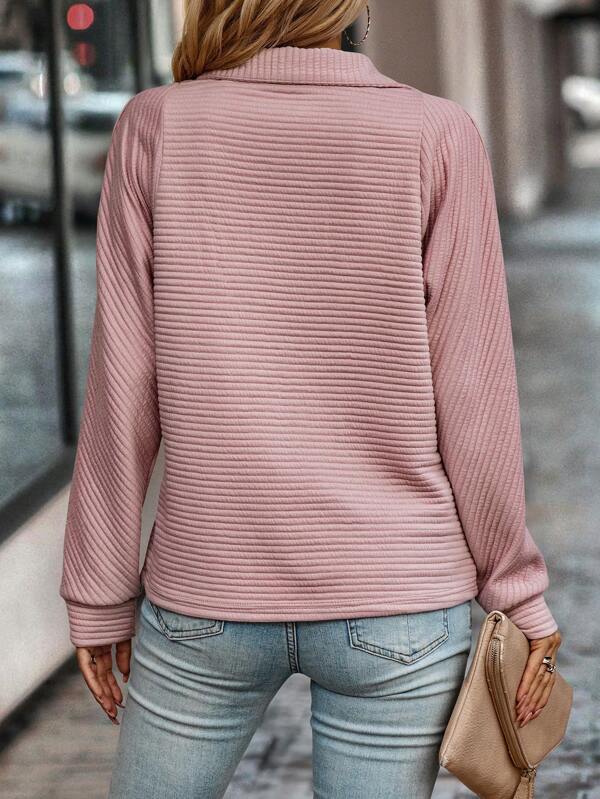 Jasmijn - Comfortable Half Zip sweater