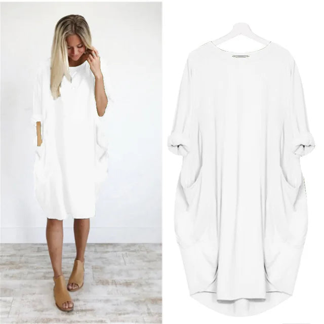 Cara | Elegant Tummy Covering Dress