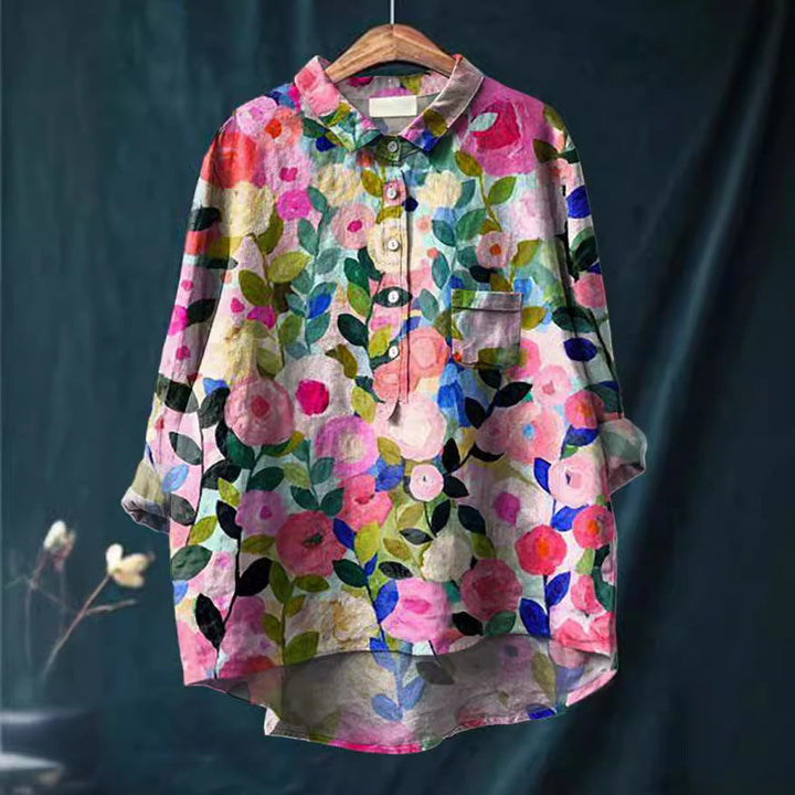 Rosa | Vintage Floral Blouse